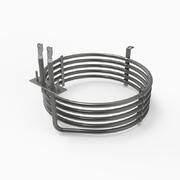 Tubular electric heater for steam table