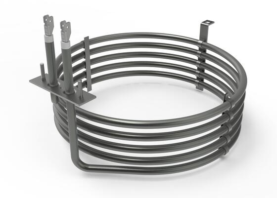 Heating element for food processing equipment