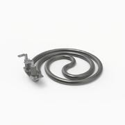 Tubular electric heater for burner of electric stoves
